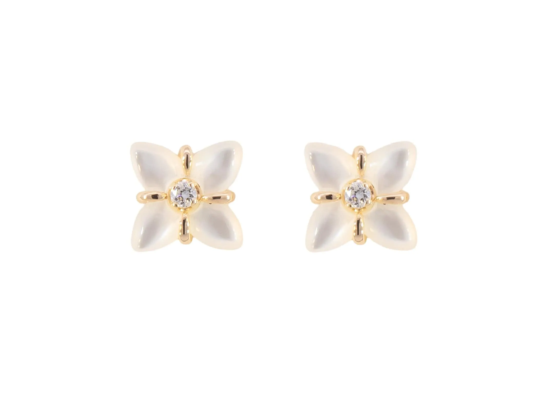 Island-Boy X Salty Girl Mother of Pearl Collab Earrings- Large