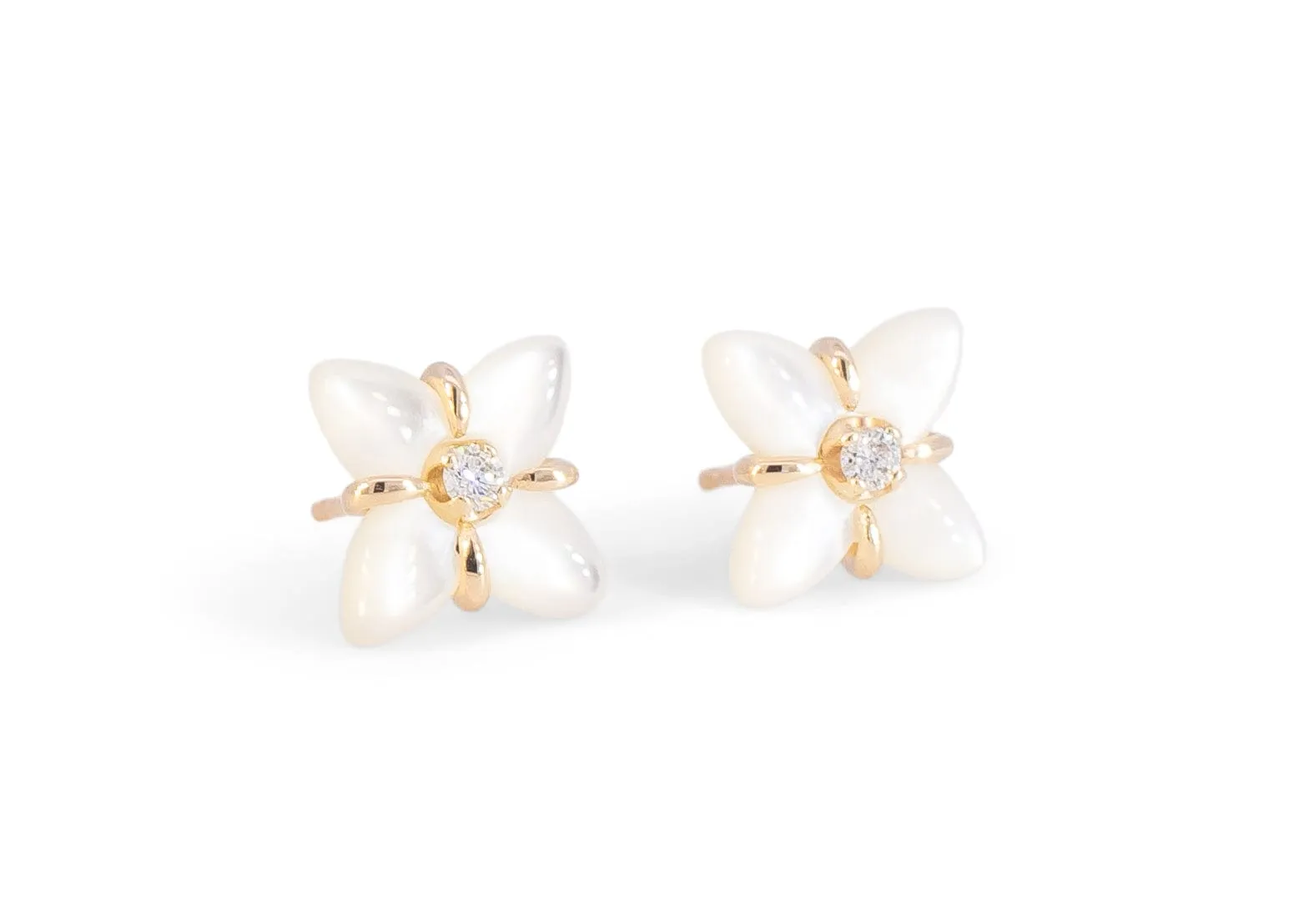 Island-Boy X Salty Girl Mother of Pearl Collab Earrings- Large