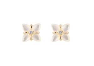 Island-Boy X Salty Girl Mother of Pearl Collab Earrings- Large