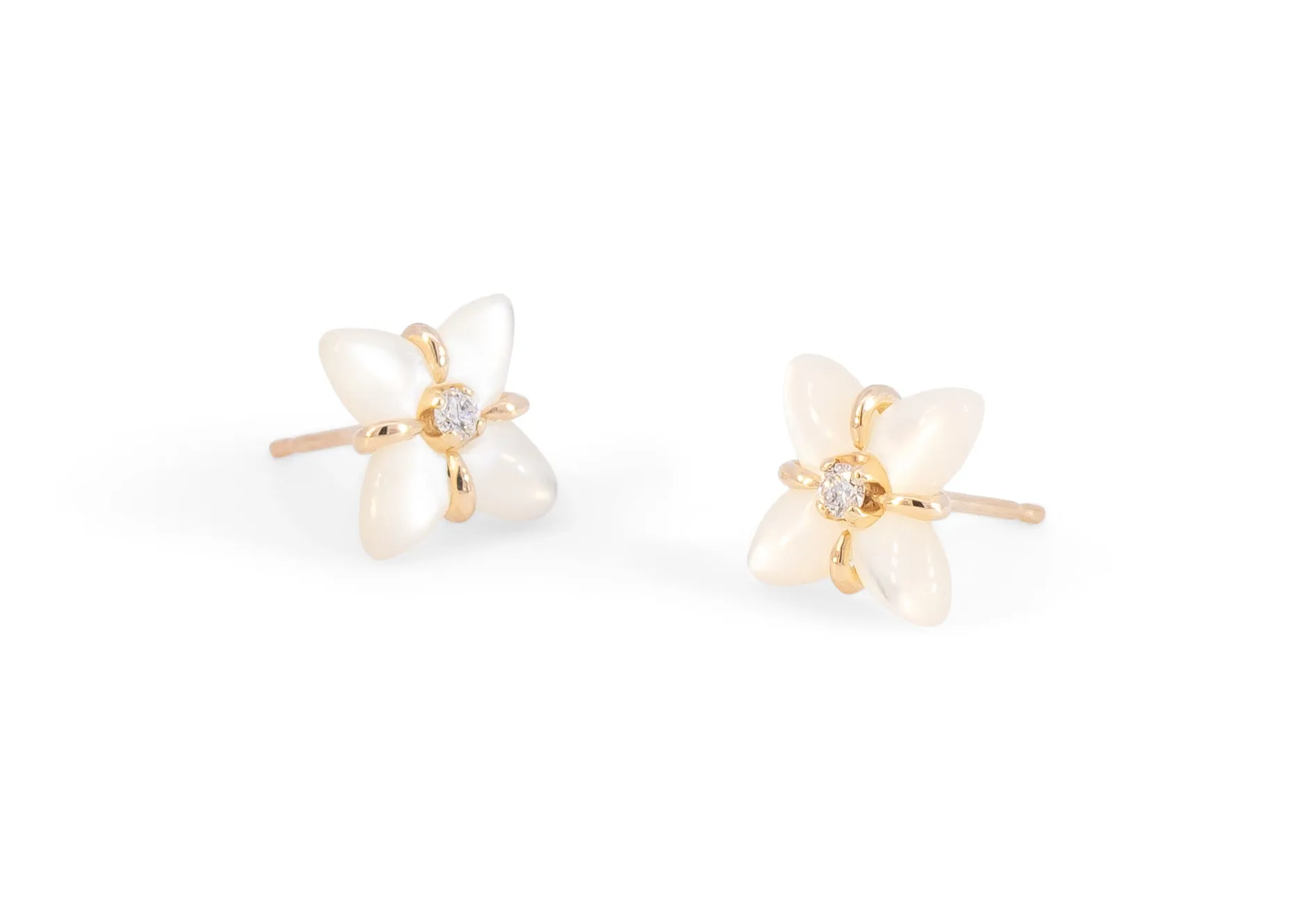 Island-Boy X Salty Girl Mother of Pearl Collab Earrings- Large