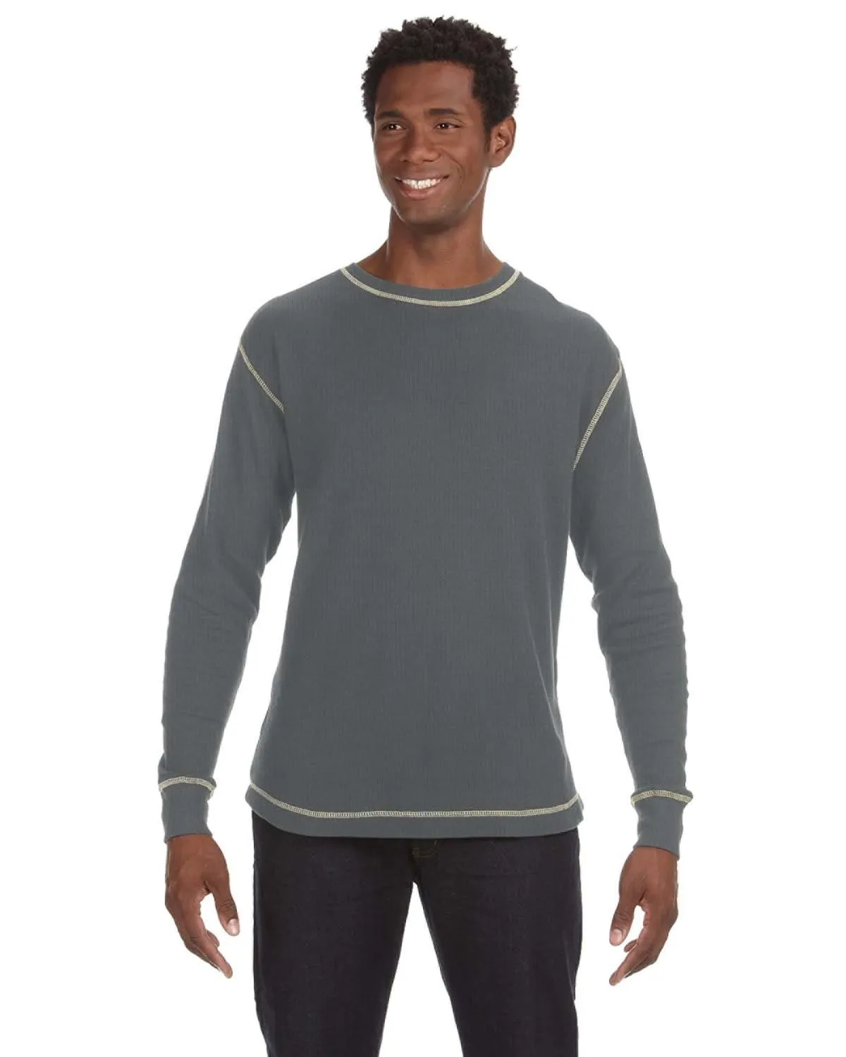 J America Vintage Long Sleeve Thermal T-Shirt