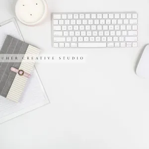 Keyboard and Notebook. Stock Image