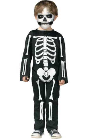 Kids Scary Skeleton Costume