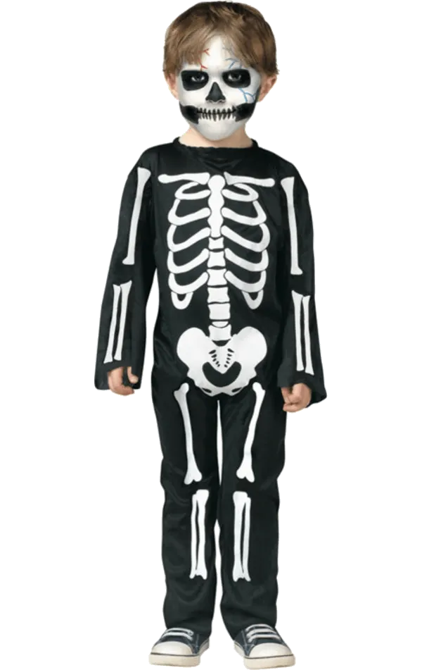 Kids Scary Skeleton Costume