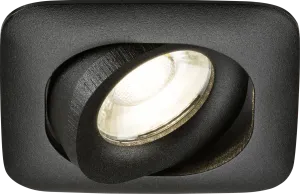 Knightsbridge ODA1TSB Odina Single Tilt Square Downlight Black