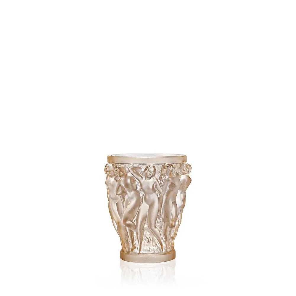 Lalique Vase Bacchantes SS Gold Luster 10547600