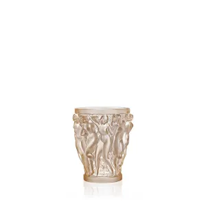 Lalique Vase Bacchantes SS Gold Luster 10547600