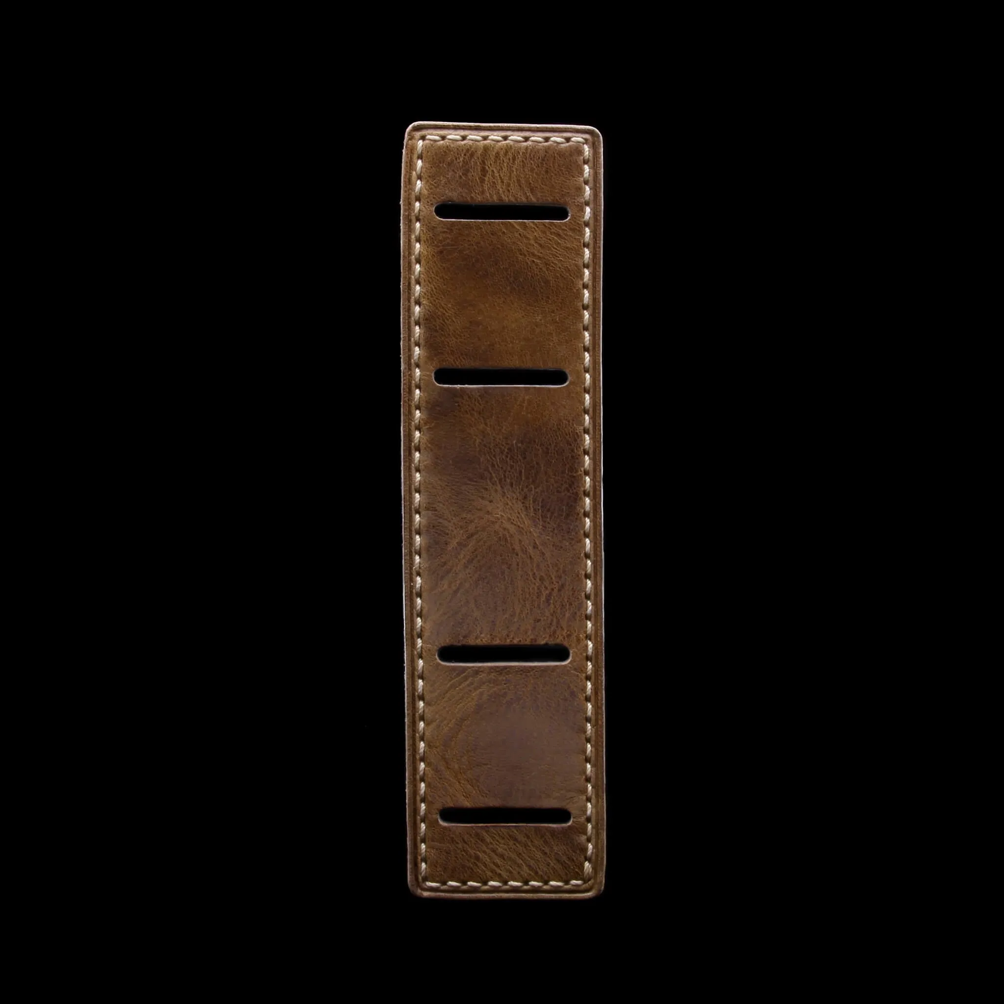 Leather Bund Pad, Newman Style Military 102