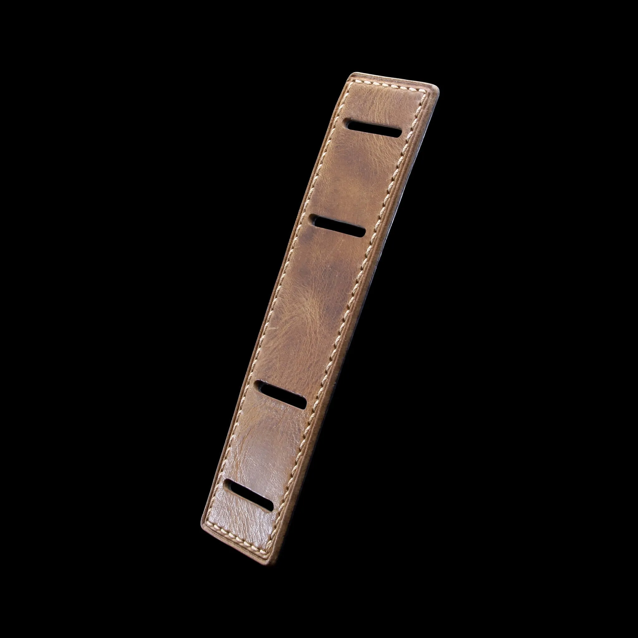 Leather Bund Pad, Newman Style Military 102