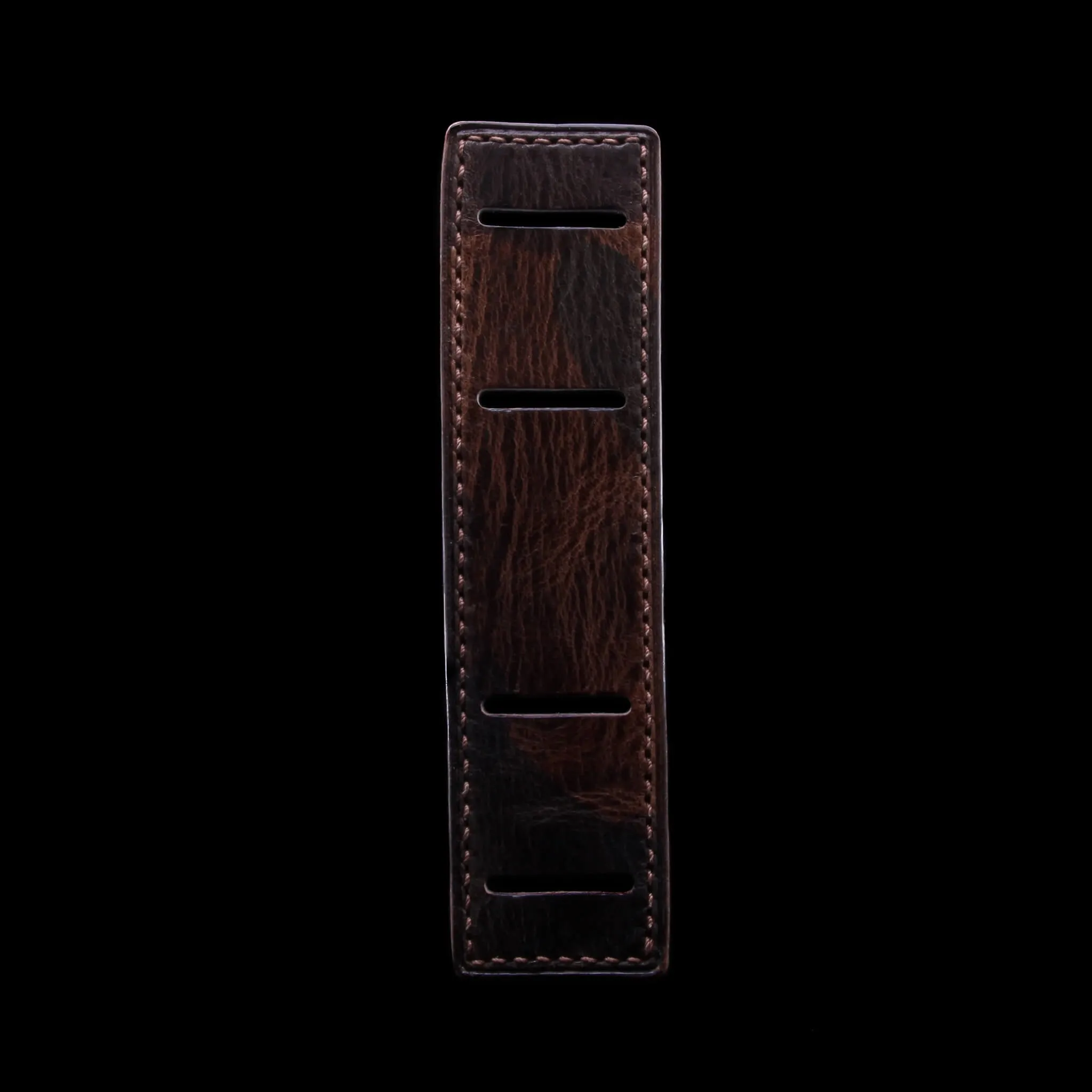 Leather Bund Pad, Newman Style Military 103