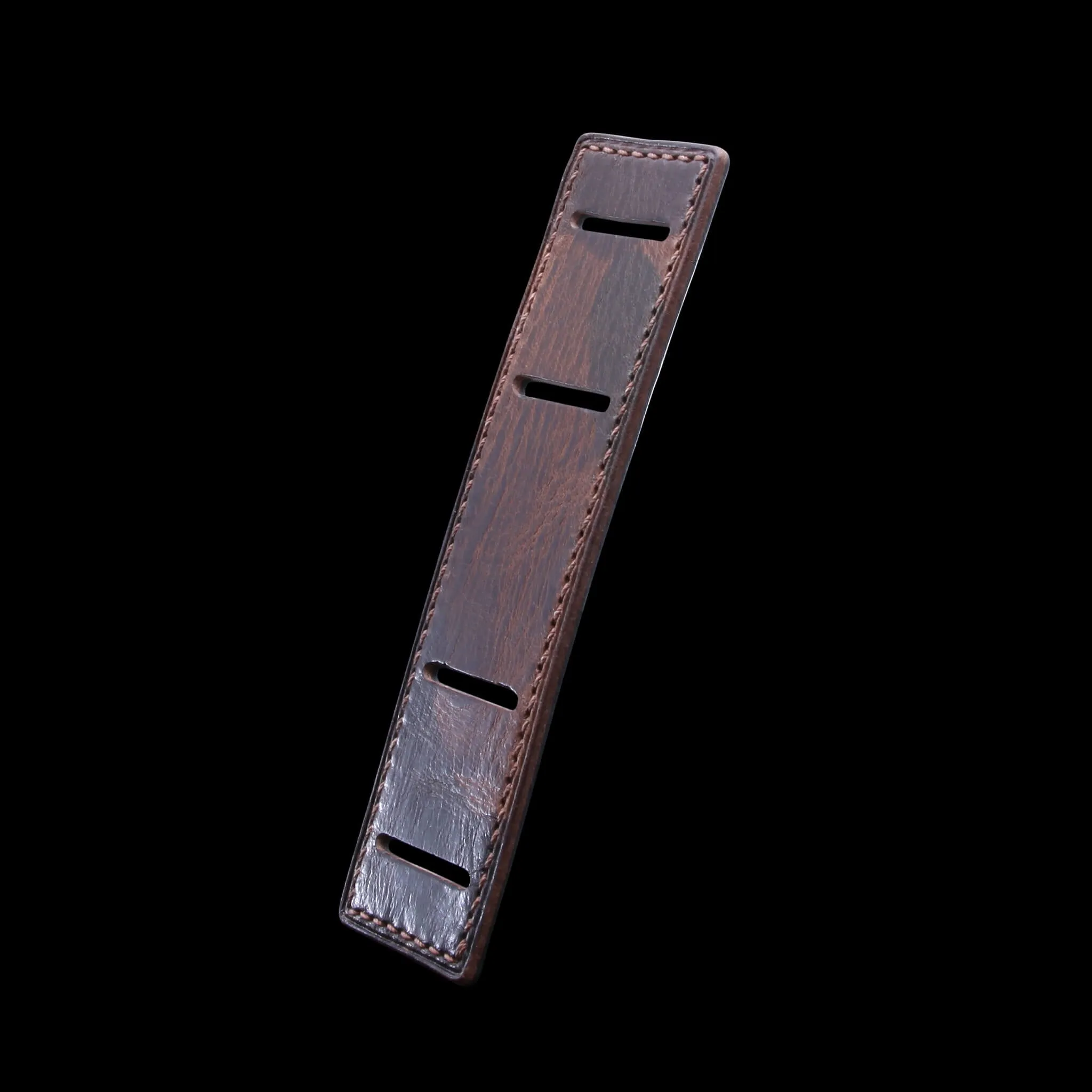 Leather Bund Pad, Newman Style Military 103