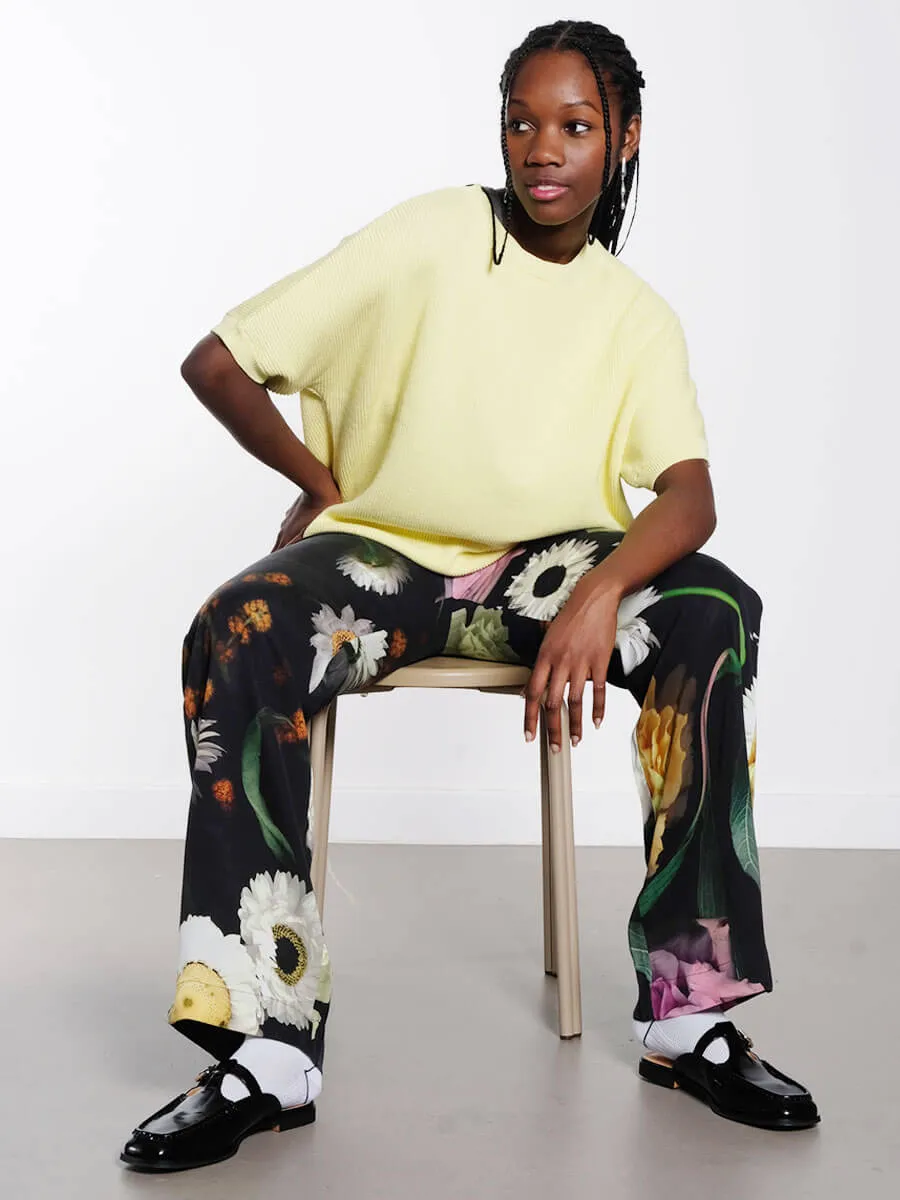 Lola Short Sleeve Jumper - Pale Yellow