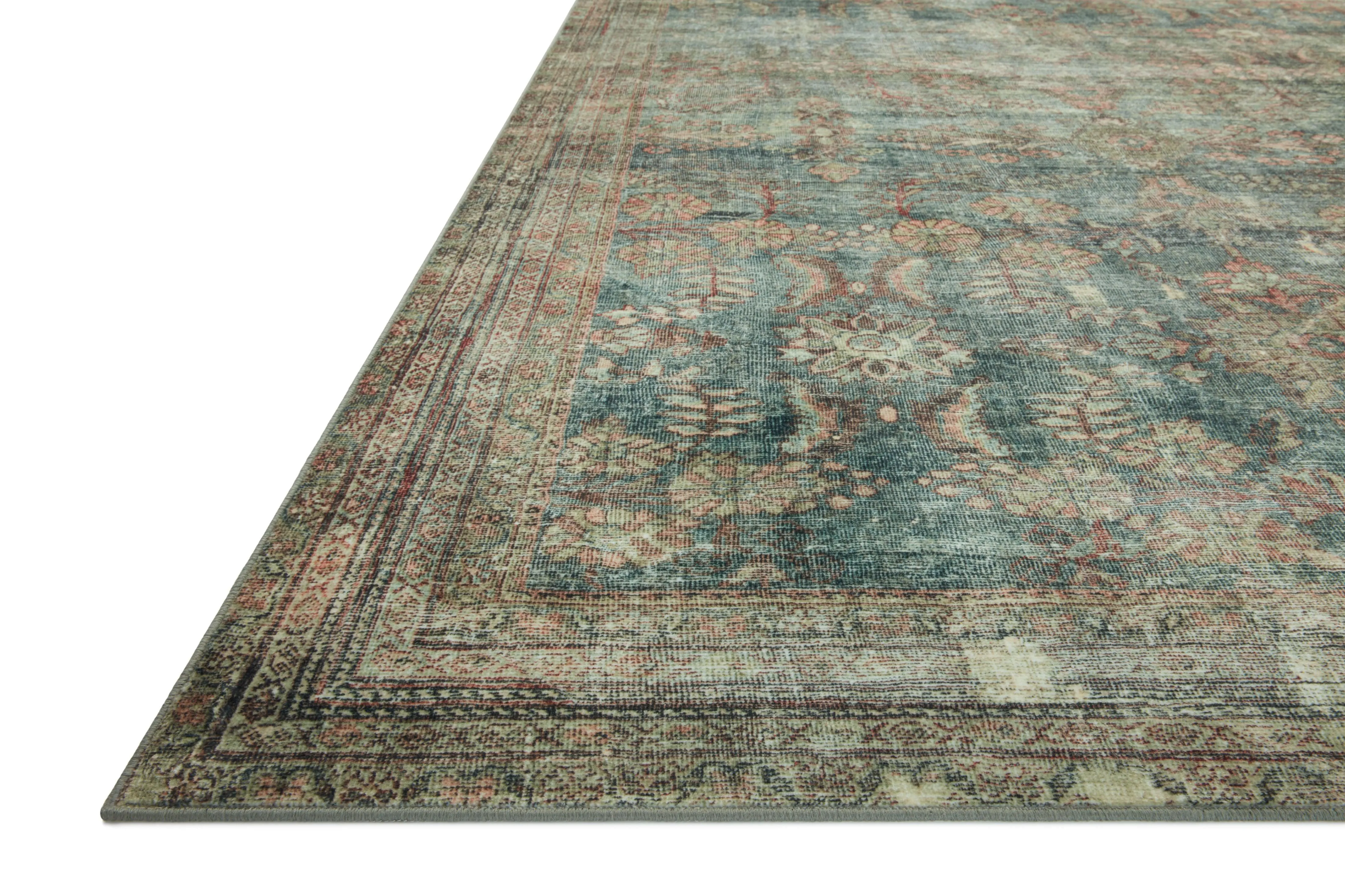 Loloi Banks Rug Collection - Ocean / Spice - Magnolia Home by Joanna Gaines