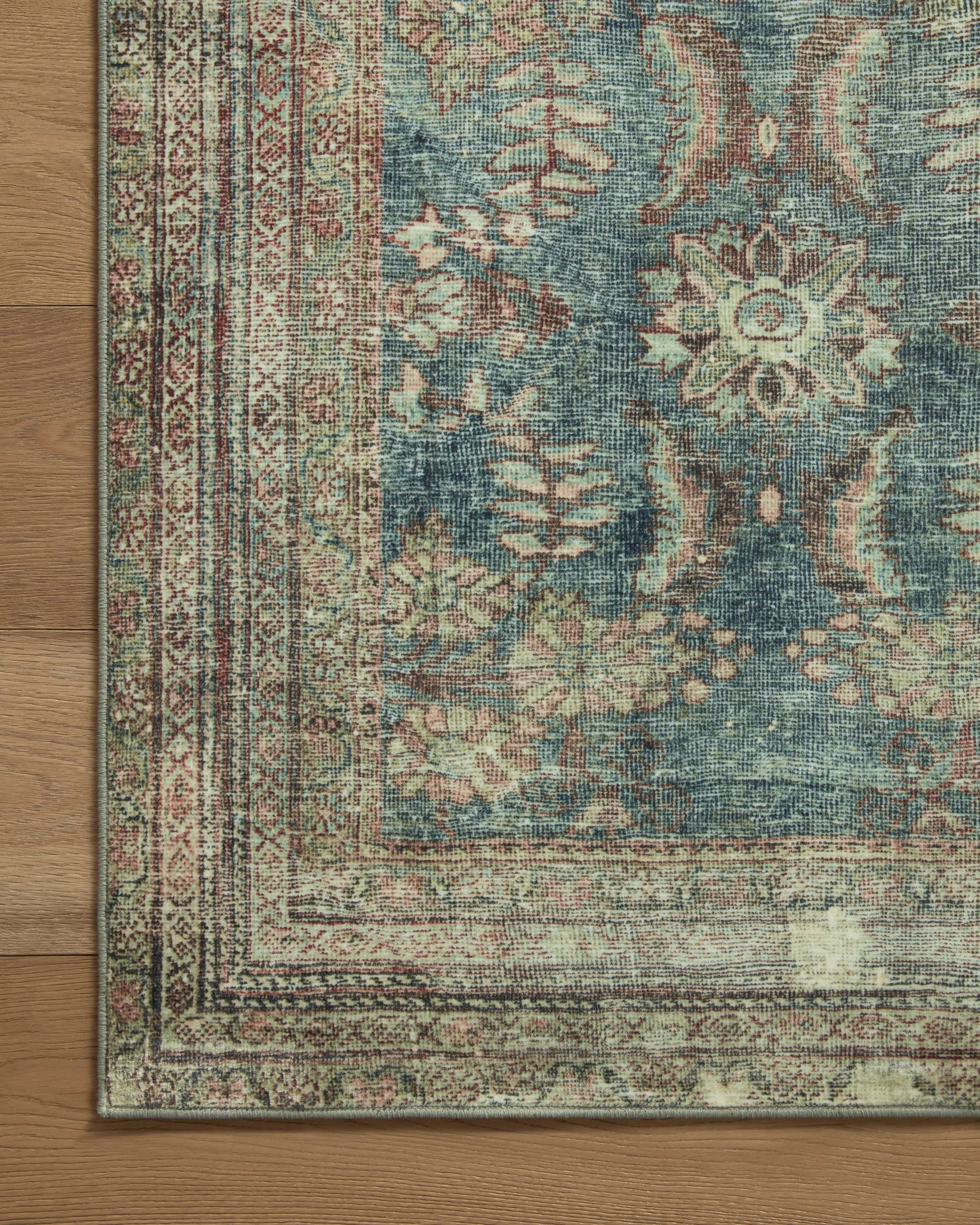 Loloi Banks Rug Collection - Ocean / Spice - Magnolia Home by Joanna Gaines