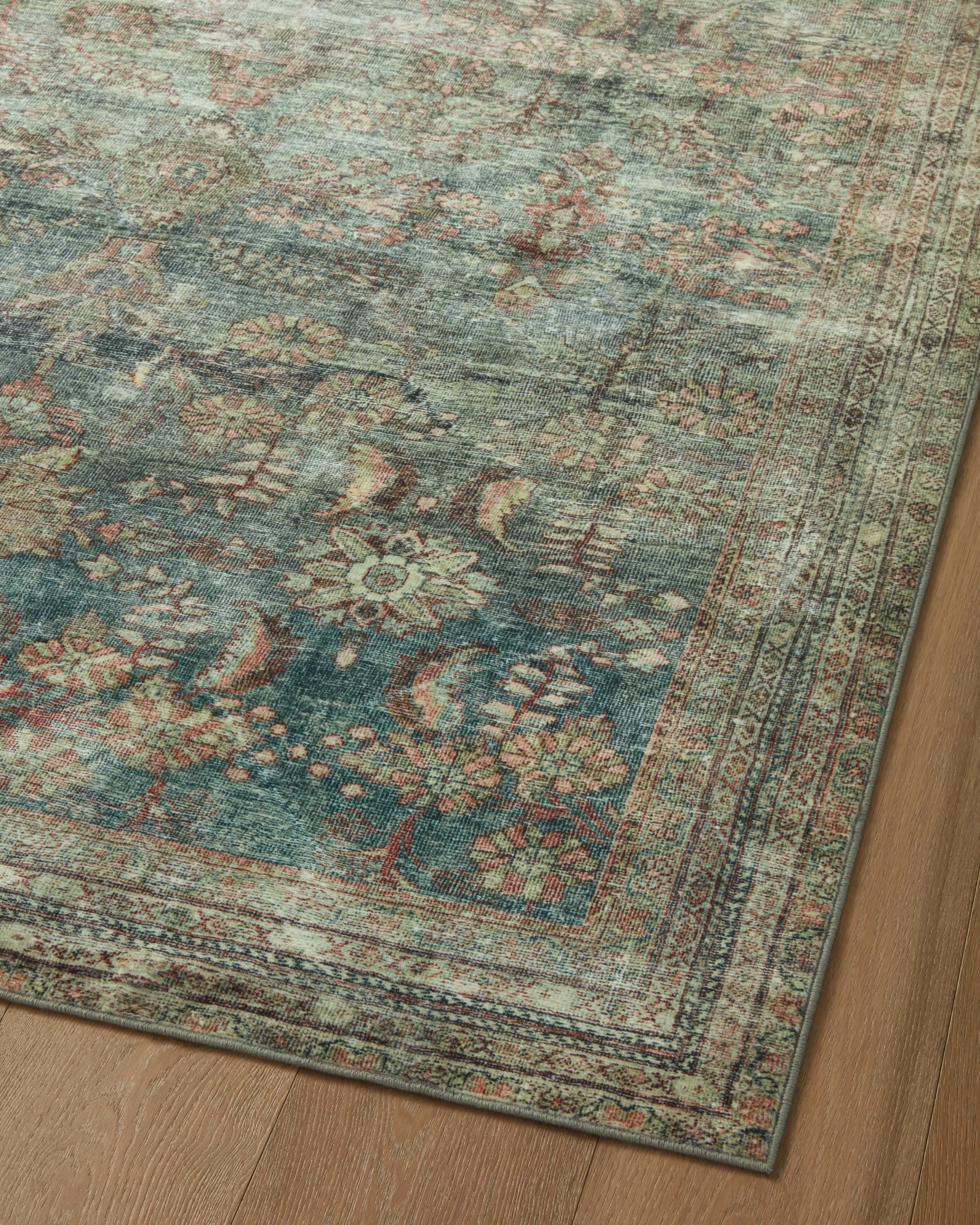 Loloi Banks Rug Collection - Ocean / Spice - Magnolia Home by Joanna Gaines