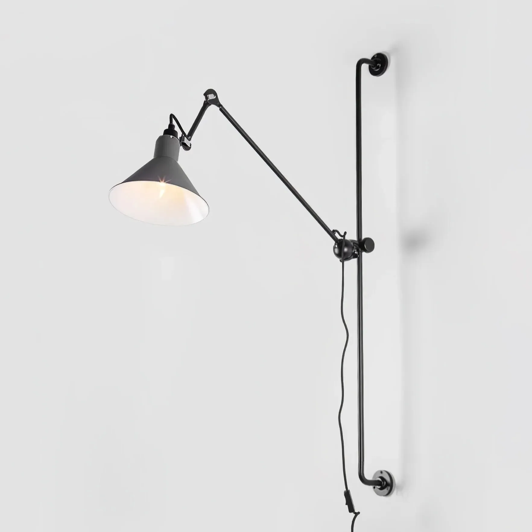 Long Arm Rocker Wall Lamp