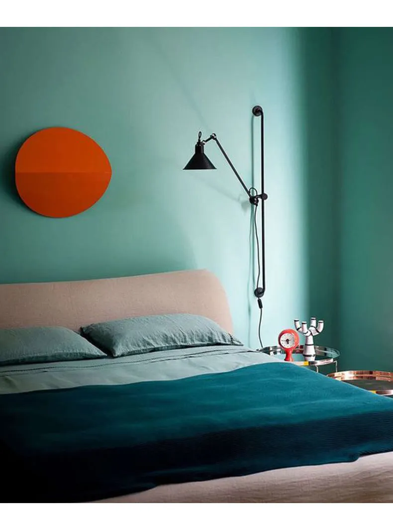 Long Arm Rocker Wall Lamp