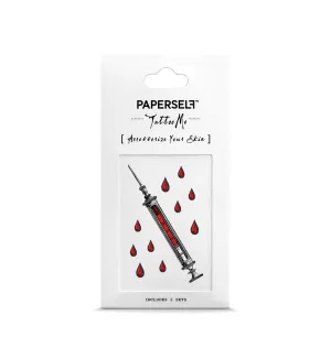 Love Injection Temporary Tattoo