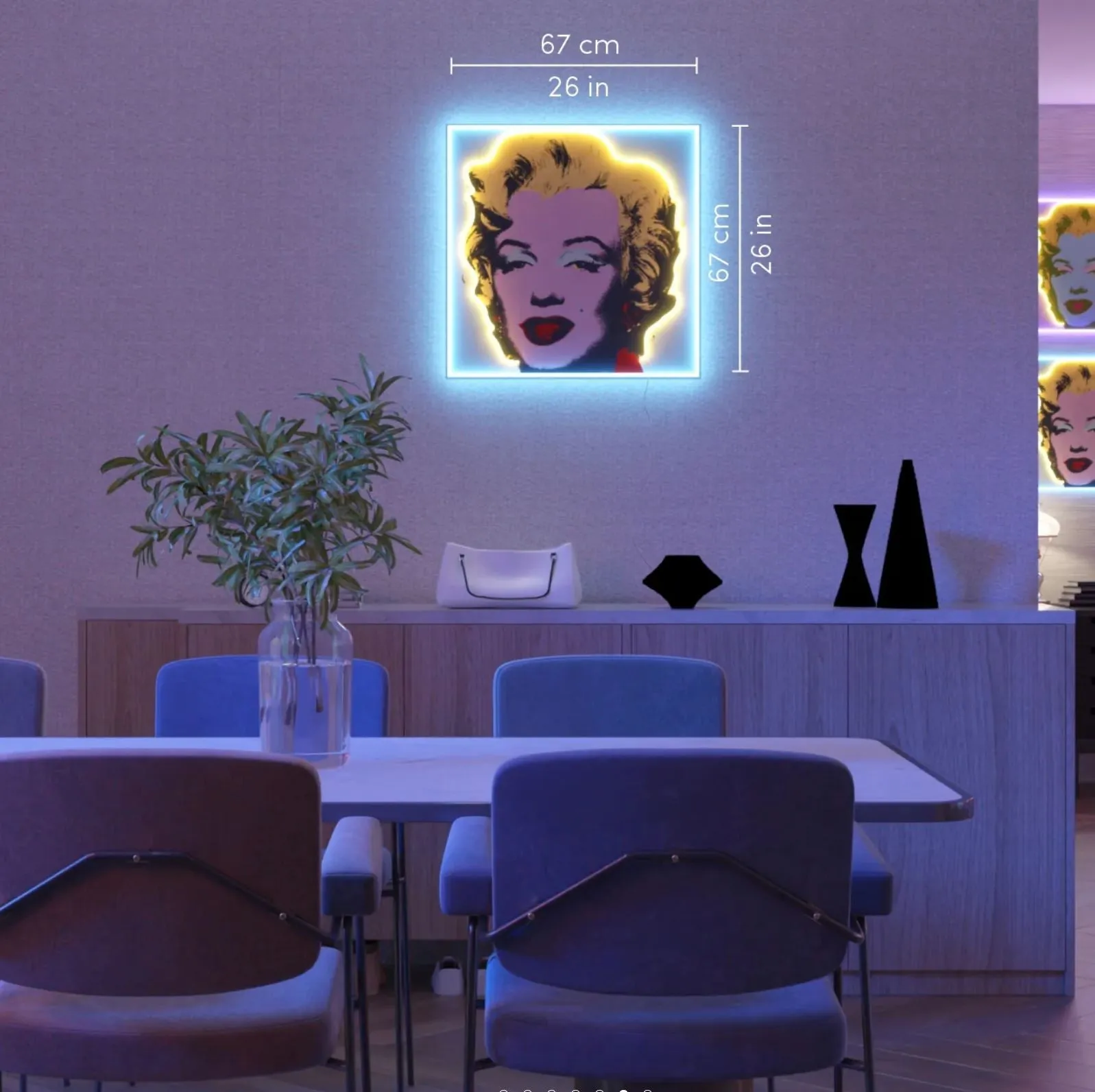 Marilyn Neon Sign by Andy Warhol