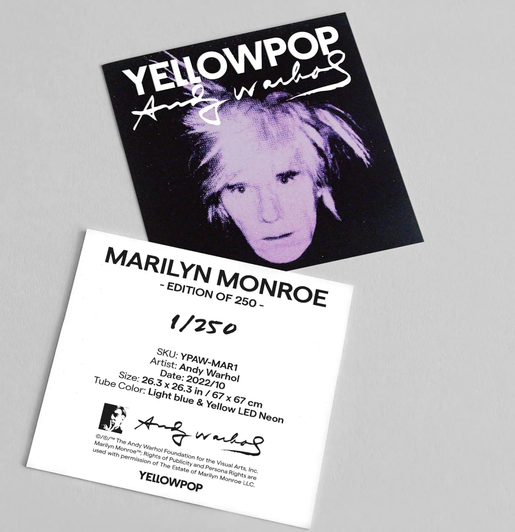 Marilyn Neon Sign by Andy Warhol