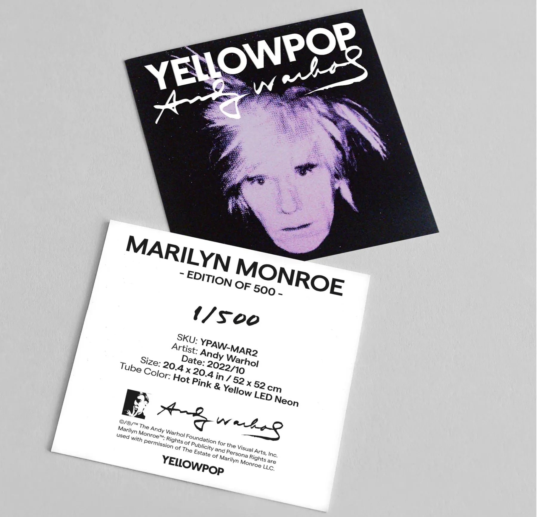 Marilyn Neon Sign by Andy Warhol