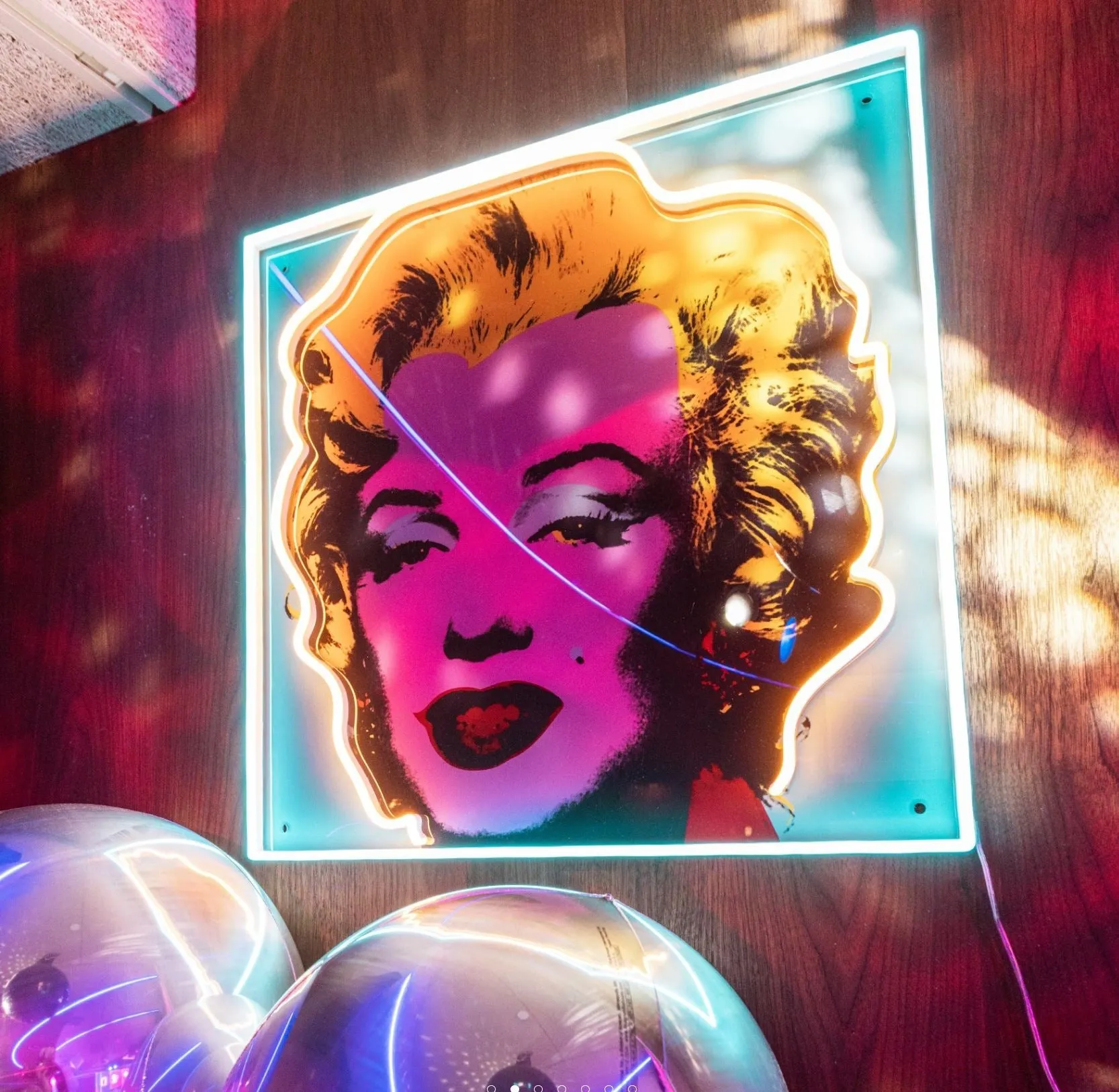 Marilyn Neon Sign by Andy Warhol