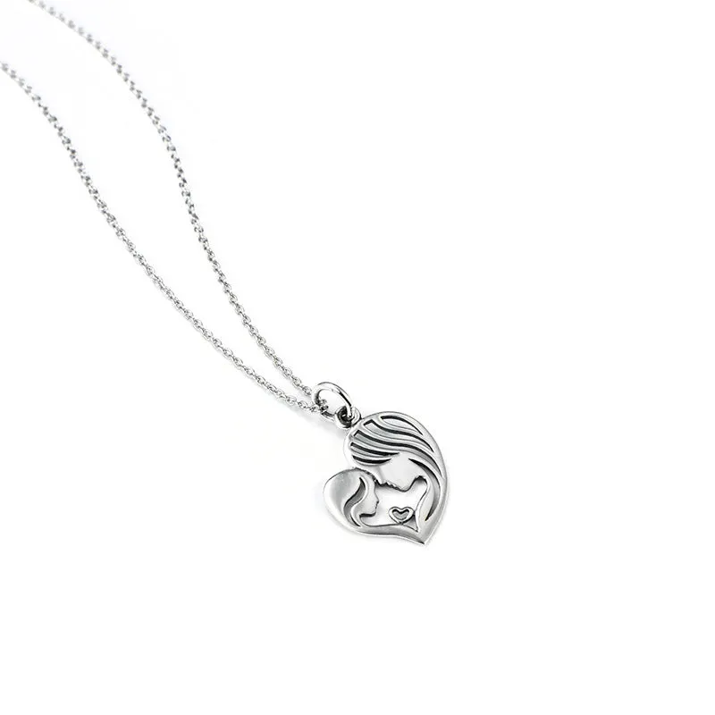 Mom’s Love A Mother’s Love is Forever Pendant Necklace