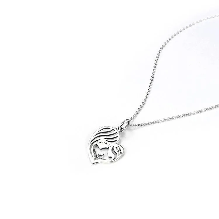 Mom’s Love A Mother’s Love is Forever Pendant Necklace