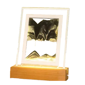 Moodscape Wooden Base LED QuickSand Picture