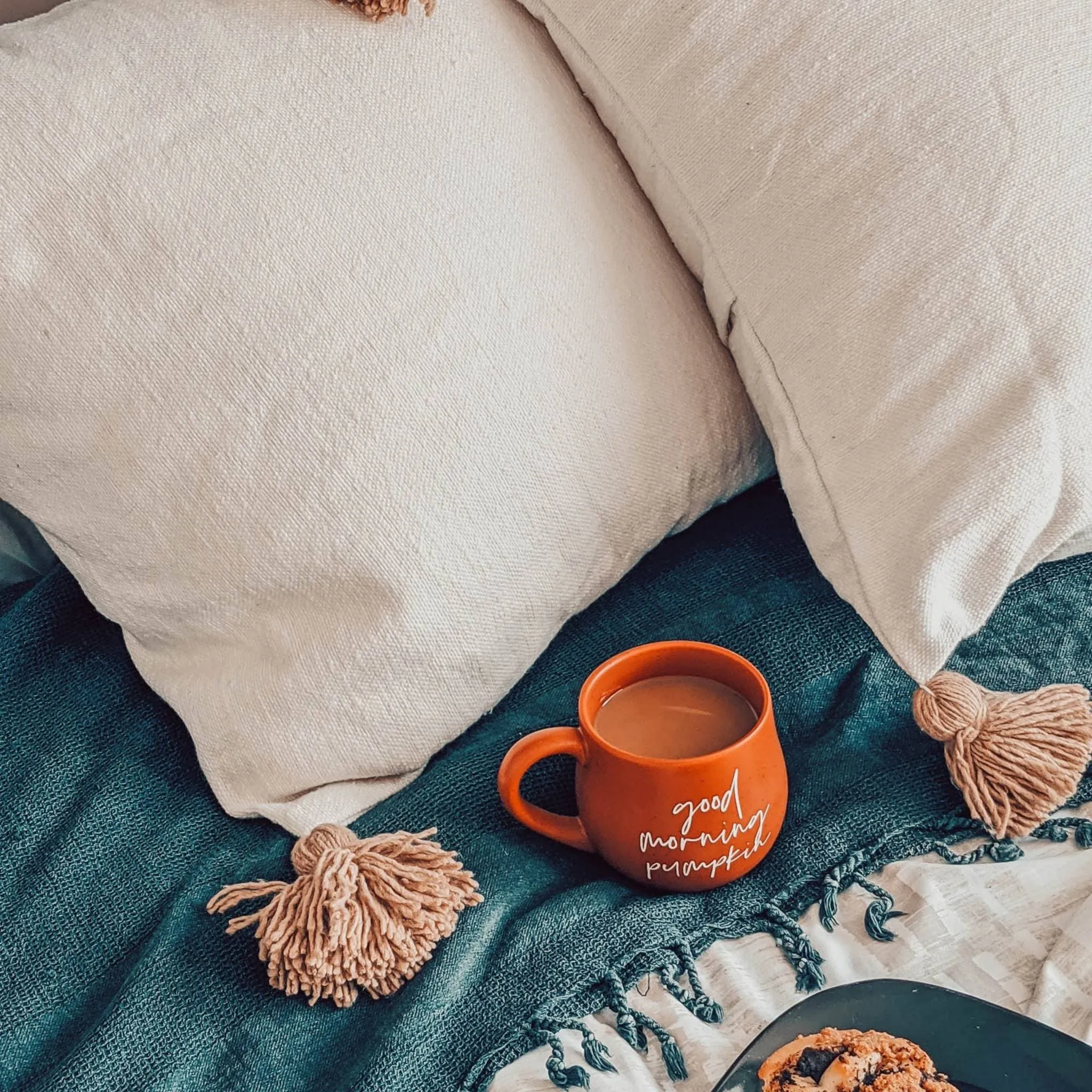 Moroccan Pom Pom Pillow - 20x20