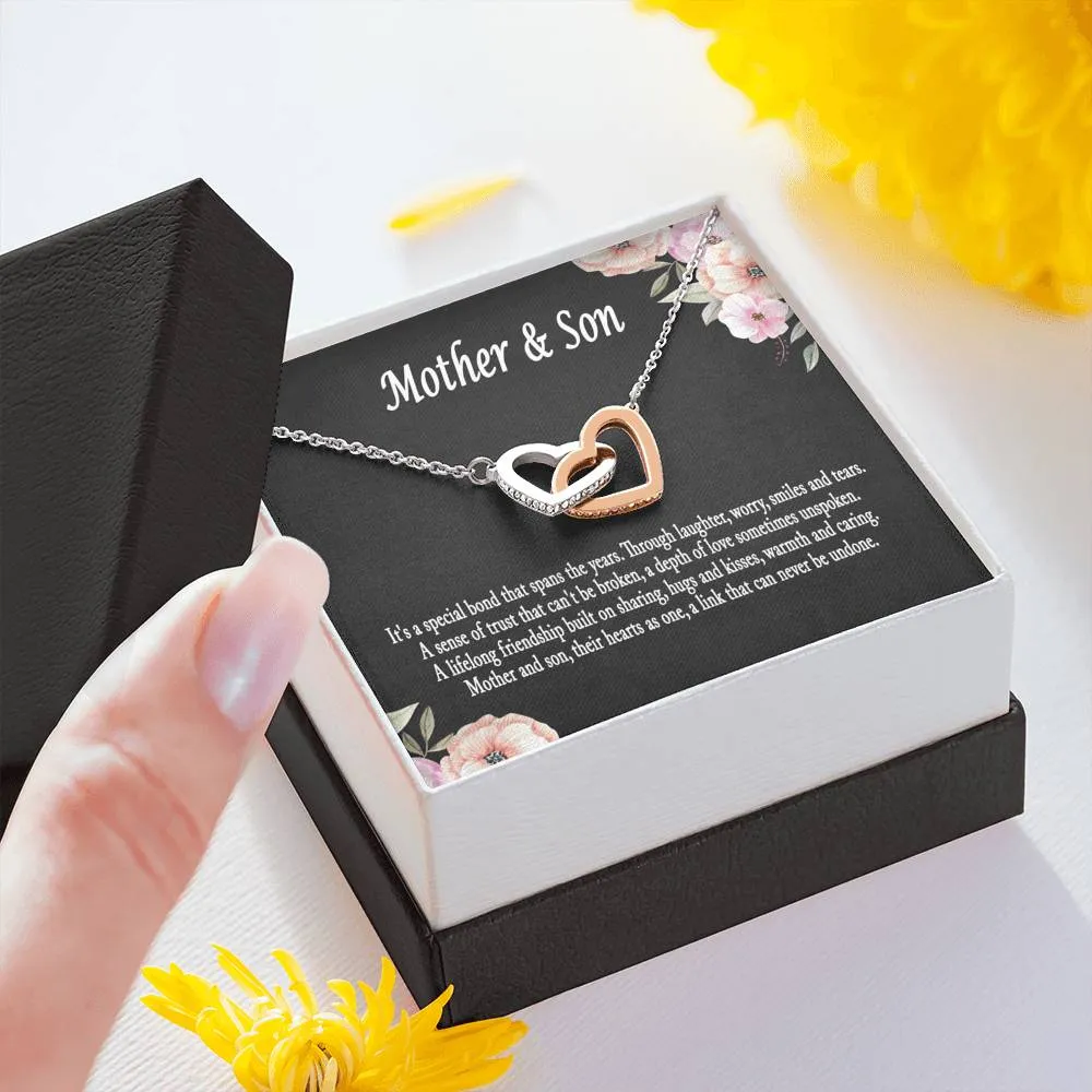 Mother and Son Necklace, Mother's Day Gift for Mom from Son, Mom Birthday Gift from Son, Mom Necklace, Mother's Day Gift