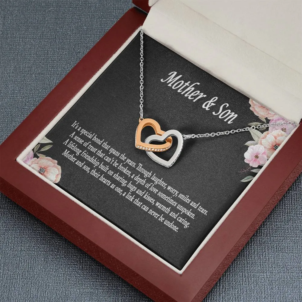 Mother and Son Necklace, Mother's Day Gift for Mom from Son, Mom Birthday Gift from Son, Mom Necklace, Mother's Day Gift