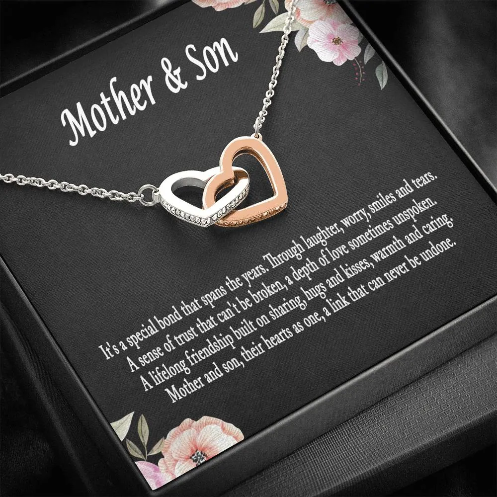 Mother and Son Necklace, Mother's Day Gift for Mom from Son, Mom Birthday Gift from Son, Mom Necklace, Mother's Day Gift