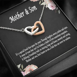 Mother and Son Necklace, Mother's Day Gift for Mom from Son, Mom Birthday Gift from Son, Mom Necklace, Mother's Day Gift