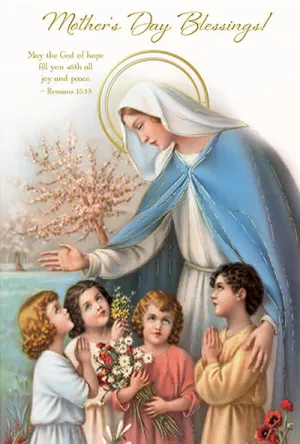 Mother's Day Blessings Greeting Card