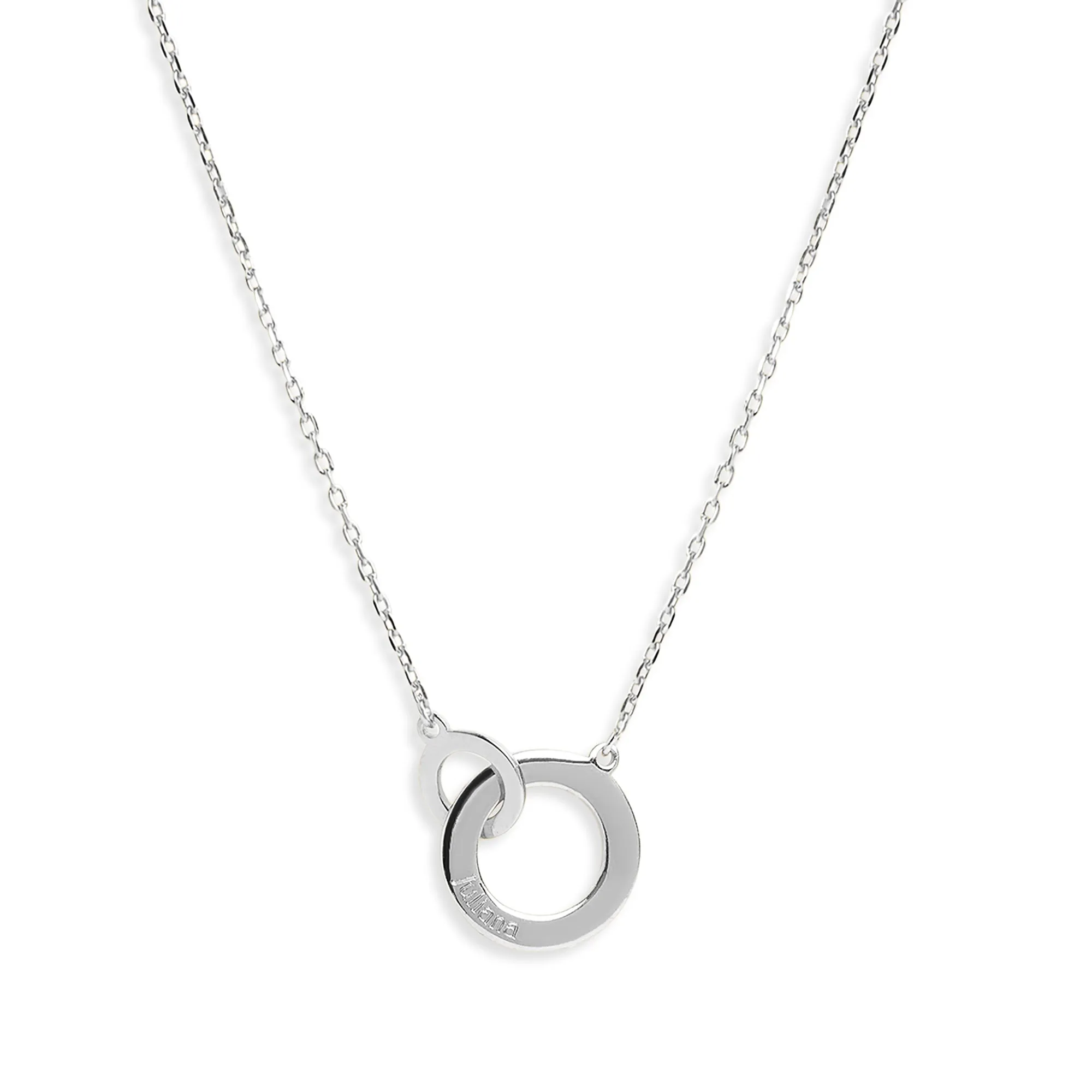 Mysha Personalized Mum and Daughter Eternal Pendant & Bracelet Set