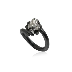 Naphtha Ring Black & Silver