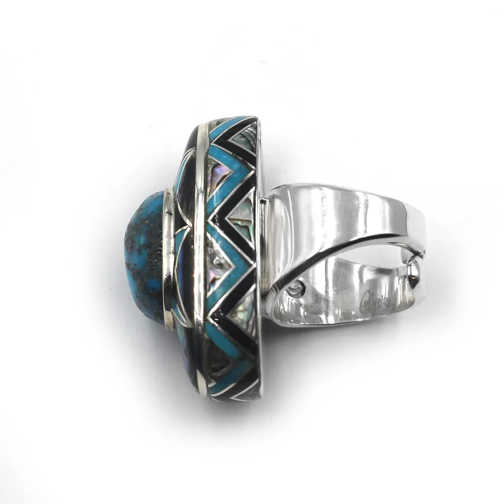Natural Kingman Turquoise Ring