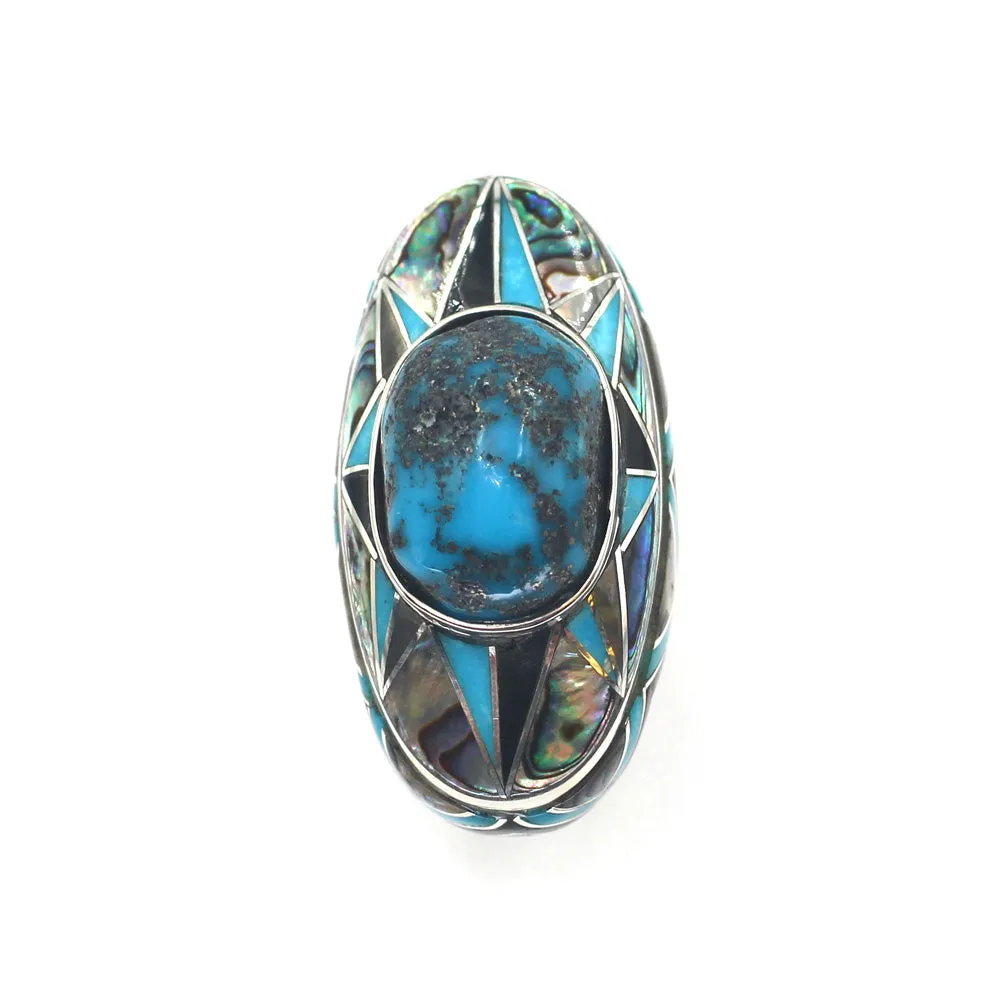 Natural Kingman Turquoise Ring