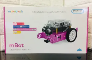 New Makeblock - Mbot V1.1-Pink(Bluetooth Version) - English Edition easy to build, entry level robot that provides infinite possibilities for children to learn STEM skills! Age 10  Retails $150 