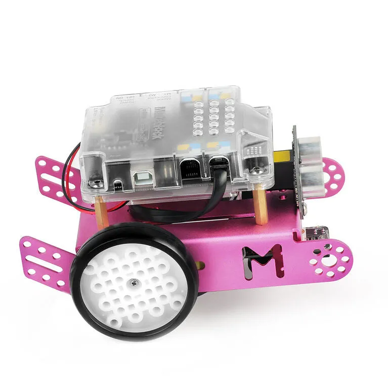 New Makeblock - Mbot V1.1-Pink(Bluetooth Version) - English Edition easy to build, entry level robot that provides infinite possibilities for children to learn STEM skills! Age 10  Retails $150 