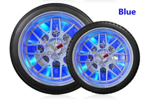 New Wall Clock Luminous Tire Garage Wall Clock 10 Inch Outer Edge Decorative Clock Mute Suitable for Bedroom Clock