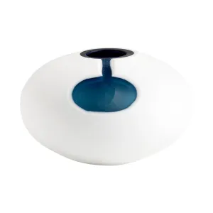 Oracle Vase - Blue And White Small