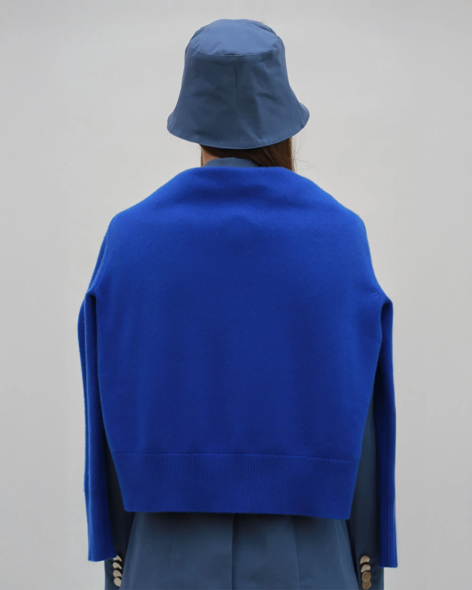 PANELED BUCKET HAT - STRETCH TWILL