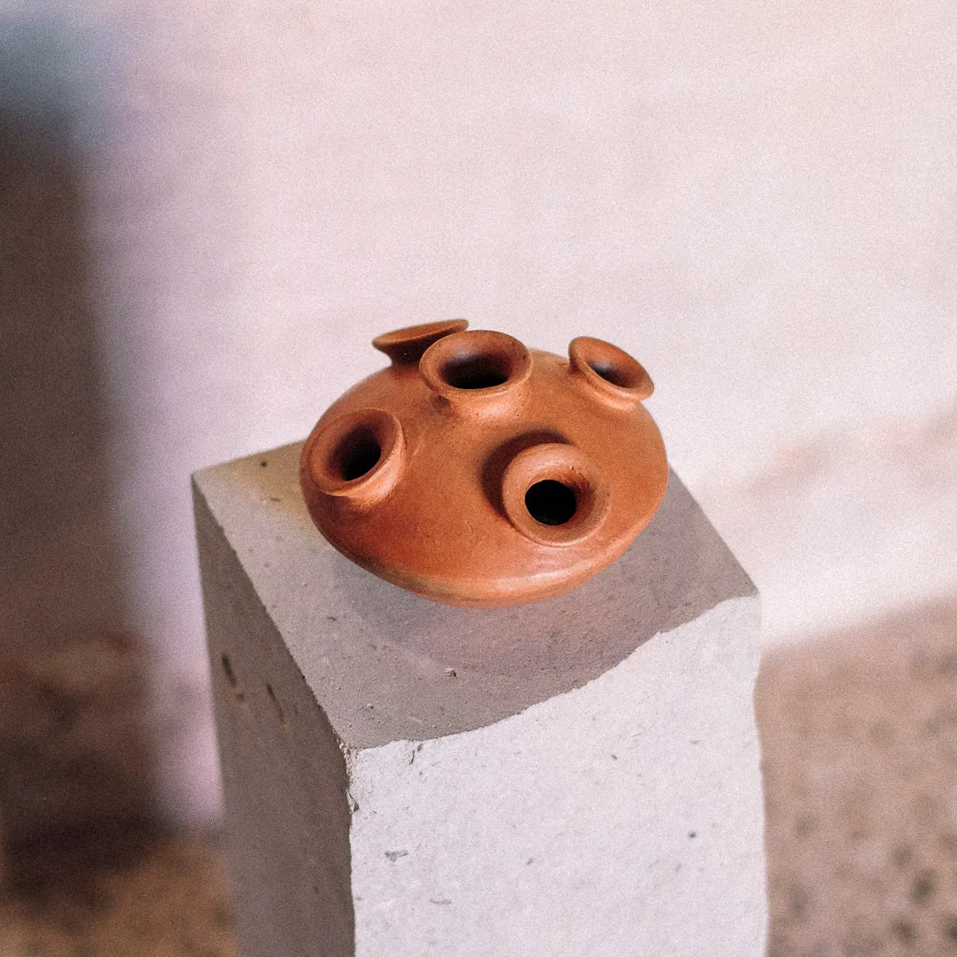 Pink Clay, Small Flower Vases