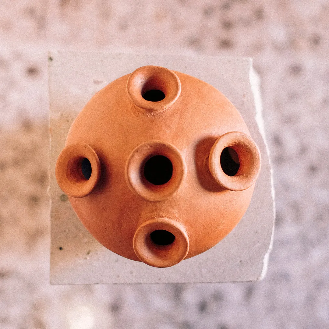 Pink Clay, Small Flower Vases