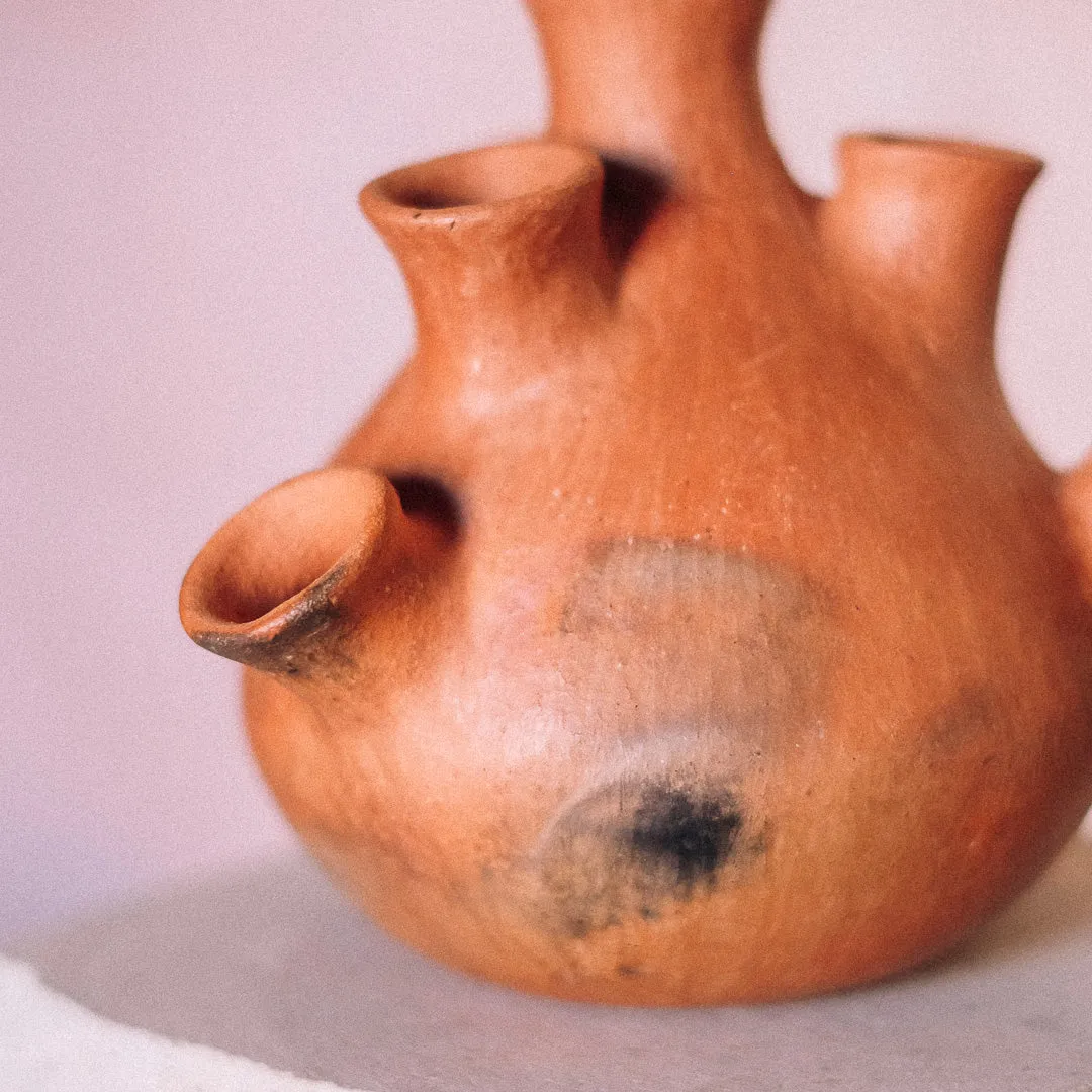 Pink Clay, Small Flower Vases