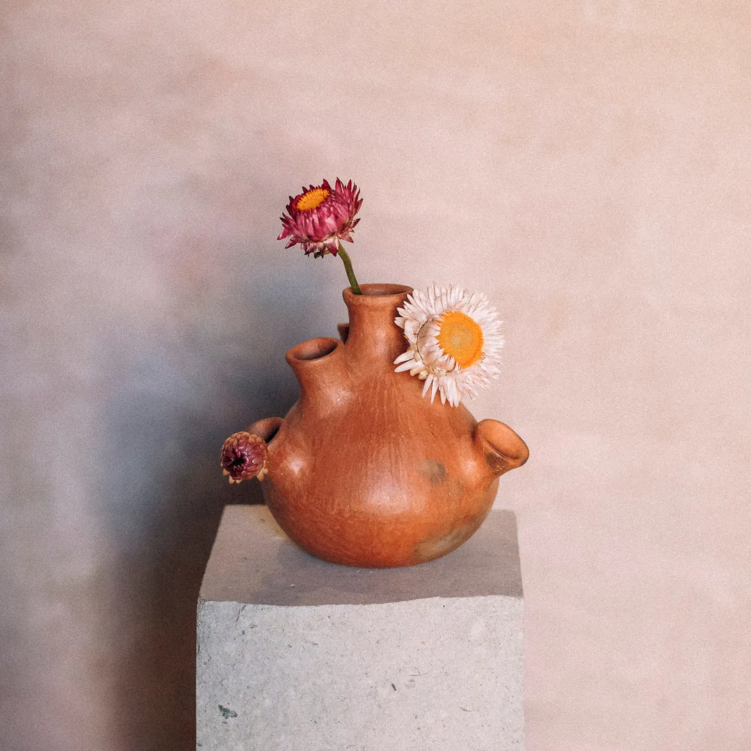 Pink Clay, Small Flower Vases