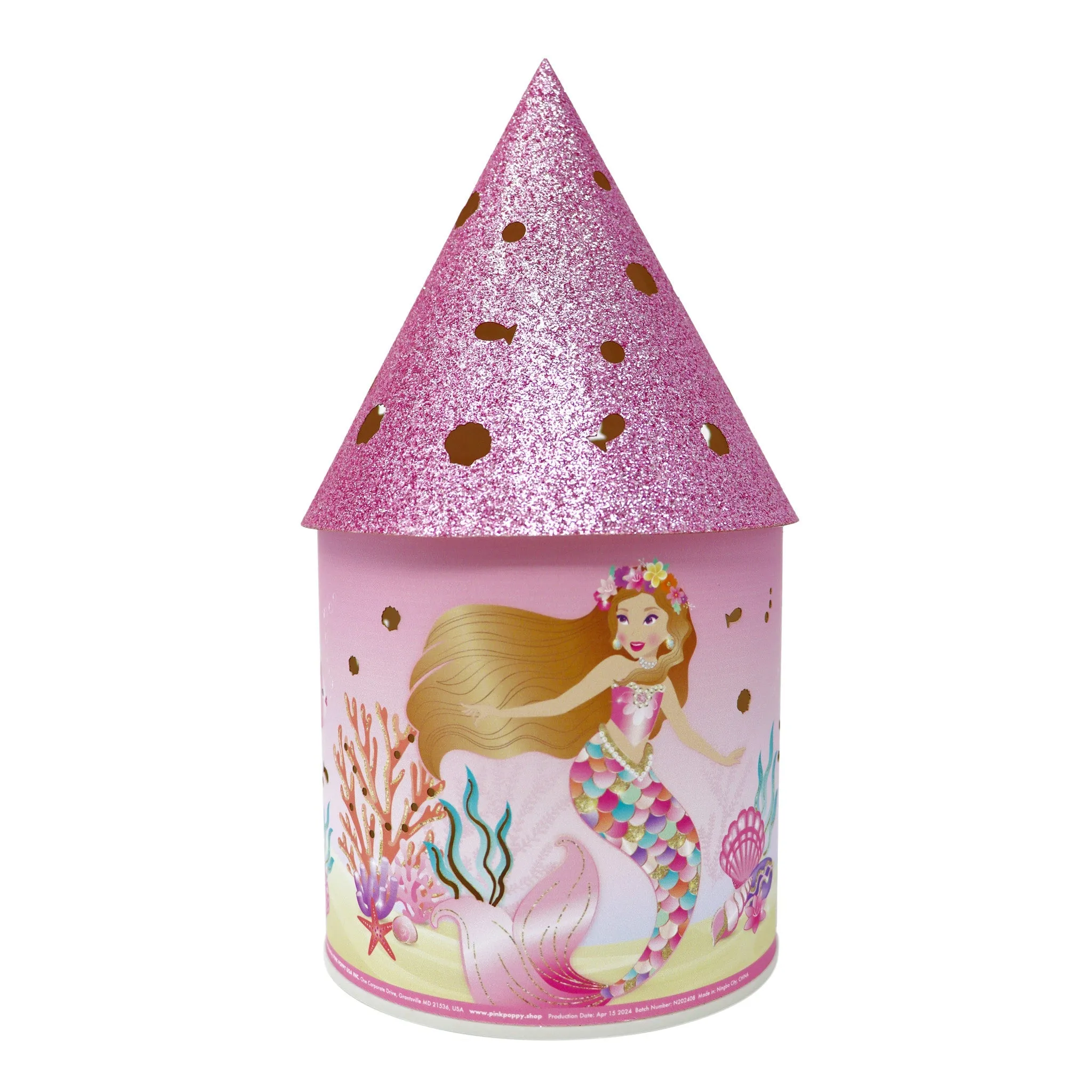 Pink Poppy  Enchanted Mermaid Lantern
