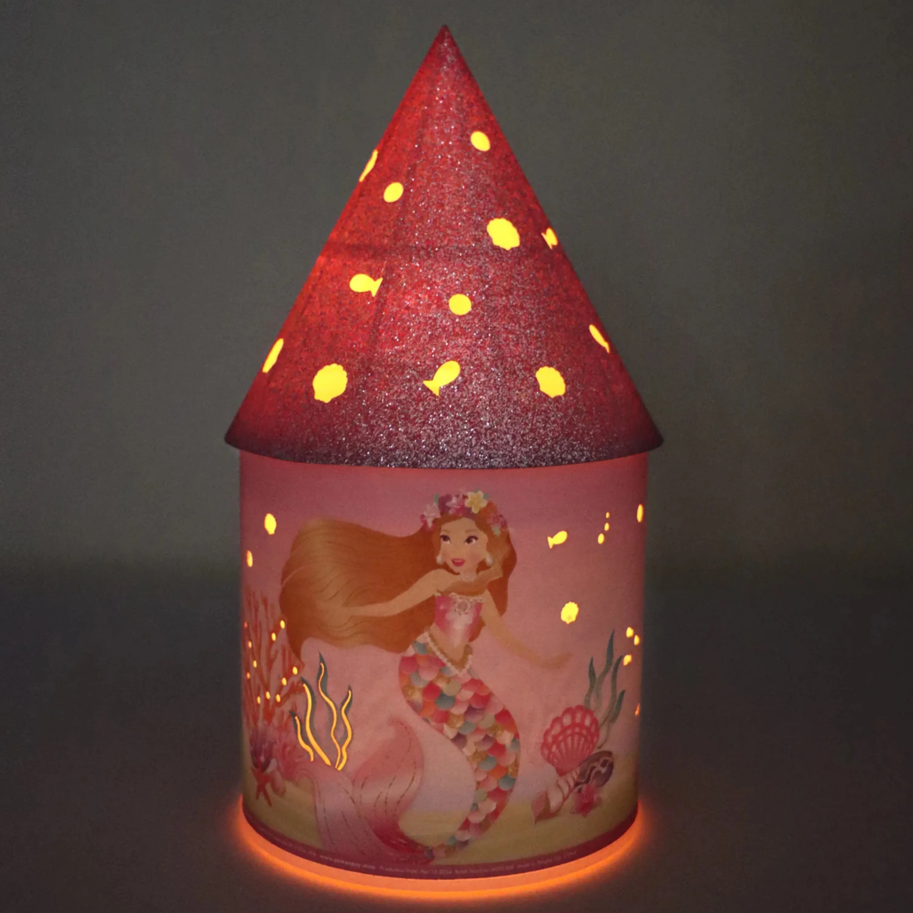 Pink Poppy  Enchanted Mermaid Lantern